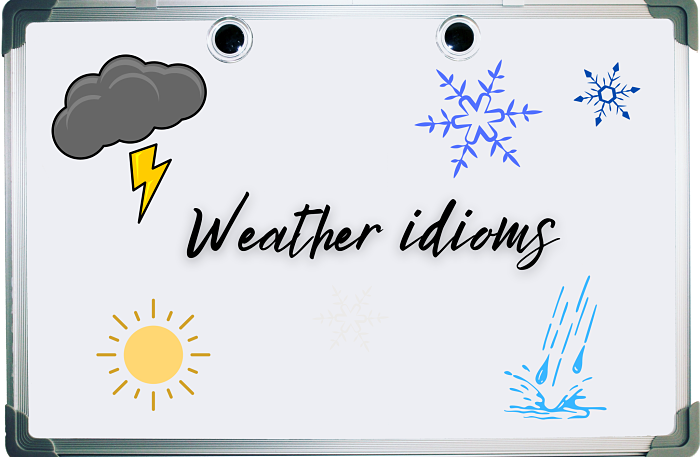 weather idioms grammar vocabulary english